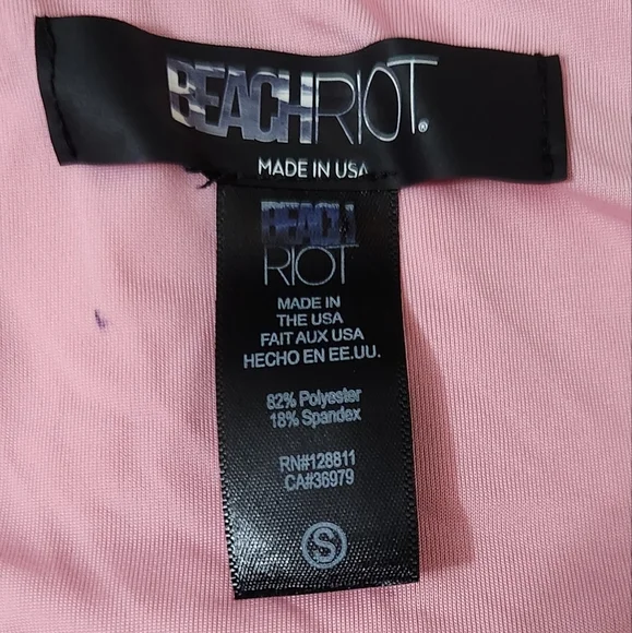 New!Beach Riot Carlie Fruity‎  Colorblock One Piece Swimsuit - Picture 13 of 13